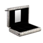 Brass jewelry box, 'Royalty' - Brass Jewelry Box from India