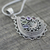 Multi-gemstone pendant necklace, 'Tree of Life' - Handcrafted Sterling Silver Multigem Pendant Necklace