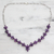 Amethyst pendant necklace, 'Gujarat Princess' - Amethyst Pendant Necklace (image 2) thumbail