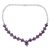 Amethyst pendant necklace, 'Gujarat Princess' - Amethyst Pendant Necklace thumbail