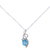 Topaz pendant necklace, 'Blue Delight' - Topaz pendant necklace