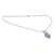 Topaz pendant necklace, 'Blue Delight' - Topaz pendant necklace (image 2c) thumbail