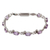 Amethyst tennis bracelet, 'Shy Violet' - Amethyst tennis bracelet (image 2a) thumbail