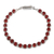 Garnet bracelet, 'Glamorous' - Garnet bracelet (image 2a) thumbail