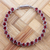 Garnet bracelet, 'Glamorous' - Garnet bracelet (image 2b) thumbail