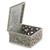 Soapstone Jewellery box, 'White Ivy' - Artisan Crafted Soapstone Jali Jewellery Box (image 2b) thumbail