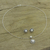 Perlenschmuckset - Handgefertigtes indisches Brautperlen-Schmuckset aus Sterlingsilber 