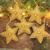 Beaded ornaments, 'Dazzling Stars' (set of 5) - Golden Star Shaped Beaded Ornaments (Set of 5)