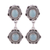 Chalcedony dangle earrings, 'Sky Blossom' - Chalcedony dangle earrings