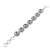 Topaz flower bracelet, 'Sky Blossom' - Sterling Silver Blue Topaz Bracelet Women's Jewelry (image 2b) thumbail
