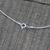 Malachite necklace, 'Oceans of Desire' - Malachite Pendant Necklace