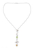Peridot and citrine Y-necklace, 'Spin' - Peridot and citrine Y-necklace