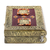 Brass jewelry box, 'Elephant Heralds' - Fair Trade Repousse Brass jewellery Box (image 2c) thumbail