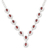 Garnet Y-necklace, 'Scarlet Splendor' - Garnet Y-necklace