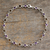 Amethyst anklet, 'Elegant Simplicity' - Fair Trade Jewelry Amethyst Sterling Silver Anklet