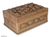 Wood jewelry box, 'Ivy Fantasy' - Hand Carved Wood Jewelry Box (image 2a) thumbail