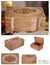 Wood jewelry box, 'Ivy Cameo' - Hand Carved Wood jewellery Box (image 2) thumbail