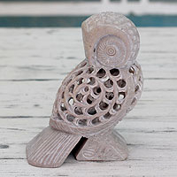 Featured review for Soapstone sculpture, Mother Owl