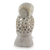 Soapstone sculpture, 'Mother Owl' - Artisan Crafted Indian Soapstone Jali Sculpture
