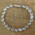 Moonstone bracelet, 'Cloud Circlet' - Indian Bracelet Moonstone on Sterling Silver (image 2) thumbail