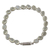 Moonstone bracelet, 'Cloud Circlet' - Indian Bracelet Moonstone on Sterling Silver thumbail
