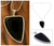 Onyx-Anhänger-Halskette, 'verzauberte Nacht - Onyx-Anhänger-Halskette