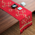 Cotton table runner, 'Wine and Starlight' - Cotton table runner