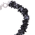 Snowflake obsidian beaded bracelet, 'Frosty Morn' - Hand Crafted Beaded Obsidian Bracelet (image 2c) thumbail