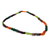 Granat und Peridot lange Halskette, 'Regenbogen-Girlande'. - Lange Halskette aus Granat und Peridot