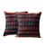 Cotton cushion covers, 'Summer Jazz' (pair) - Artisan Crafted Cotton Patterned Cushion Covers (Pair) thumbail