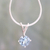 Topaz pendant necklace, 'Blue Lagoon' - Sterling Silver and Blue Topaz Necklace from India