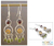 Pendientes candelabros de citrino y peridoto - Pendientes Chandelier Plata Citrino y Peridoto
