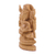 Holzskulptur, 'Ganesha auf dem Muschelthron'. - Holzskulptur