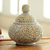 Soapstone jar, 'Elephant Luxuries' - Natural Soapstone Handcarved Jar from India (image 2) thumbail