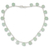 Chalcedon-Halsband - Handgefertigte Halskette aus Chalcedon und Sterlingsilber