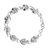 Men's sterling silver bracelet, 'Deadly Smile' - Bracelet for Men in Sterling Silver Jewelry
