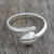 Sterling silver heart wrap ring, 'Autumn Promises' - Sterling Silver Wrap Ring thumbail