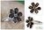 Smoky quartz floral ring, 'Perfect Petals' - Hand Made Smoky Quartz Flower Ring thumbail