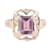 Amethyst cocktail ring, 'Reverie' - Silver and Amethyst Ring (image 2a) thumbail