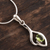 Peridot pendant necklace, 'Shy' - Sterling Silver and Peridot Necklace (image 2b) thumbail