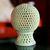 Soapstone candleholder, 'Lattice Globe' - Jali Soapstone Candle Holder Handcrafted in India (image 2) thumbail