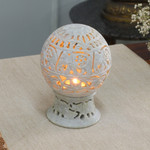 Soapstone candleholder, 'Elephant Parade' - India Hand Carved Soapstone Candle Holder