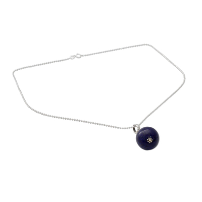 Hand Made Sterling Silver and Lapis Lazuli Necklace