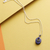 Lapis lazuli choker, 'Constellations' - Artisan Jewellery Lapis Lazuli and Sterling Silver Necklace