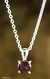 Garnet pendant necklace, 'Passion's Promise' - Garnet pendant necklace thumbail