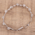 Moonstone flower bracelet, 'Moonlit Dreams' - Moonstone flower bracelet (image 2b) thumbail