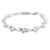 Moonstone flower bracelet, 'Moonlit Dreams' - Moonstone flower bracelet (image 2d) thumbail