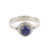Lapis lazuli cocktail ring, 'Mystery' - Hand Made Sterling Silver and Lapis Lazuli Ring (image 2a) thumbail