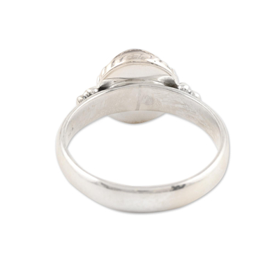 Lapislazuli-Cocktailring - Handgefertigter Ring aus Sterlingsilber und Lapislazuli