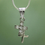 Sterling silver cross necklace, 'To Each a Cross' - Sterling silver cross necklace thumbail